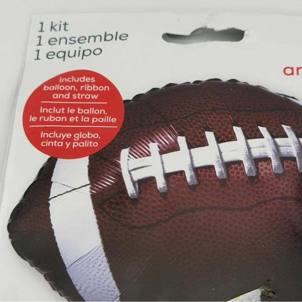 GAME DAY' Banner and Football Themed Balloons - Set of 5